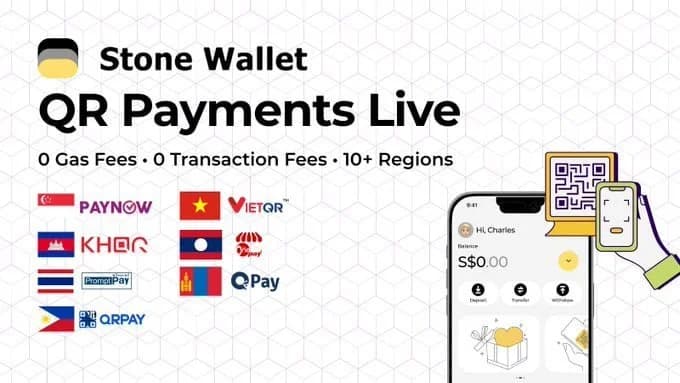 스테이크스톤, 수수료 없는 '스톤 월렛 QR 결제' 아시아 10여 개국 공식 출시... 싱가포르 페이나우(PayNow) 최초 연동