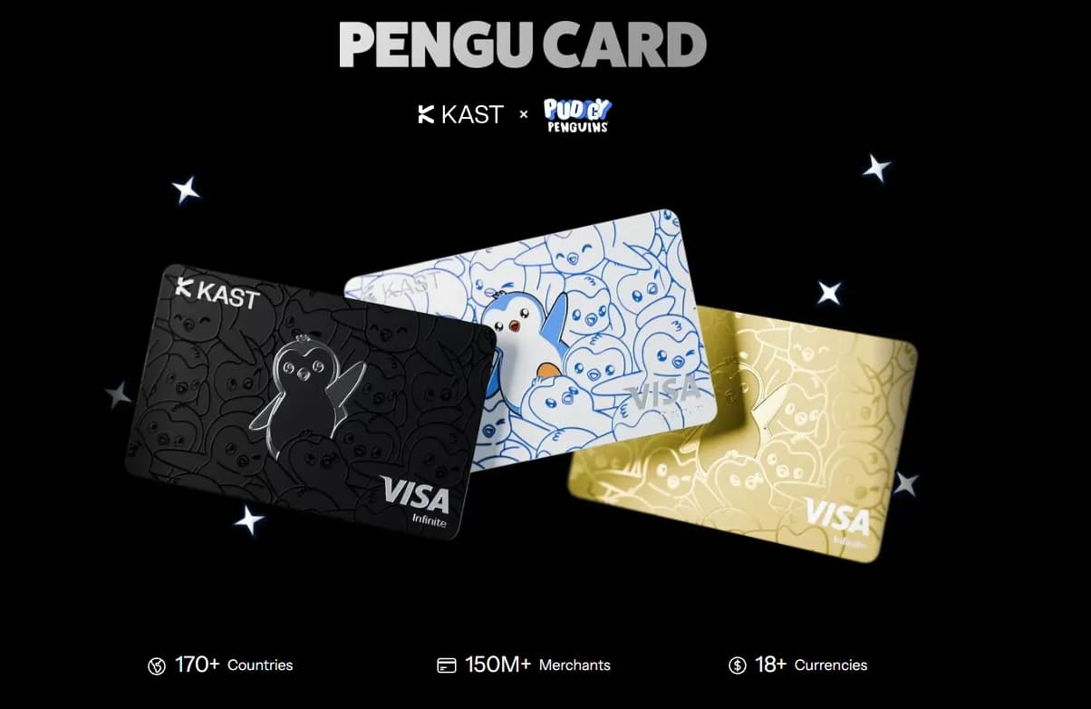 Pudgy Penguins, 실물 'Pengu 카드' 출시…NFT의 실질적 활용 시작
