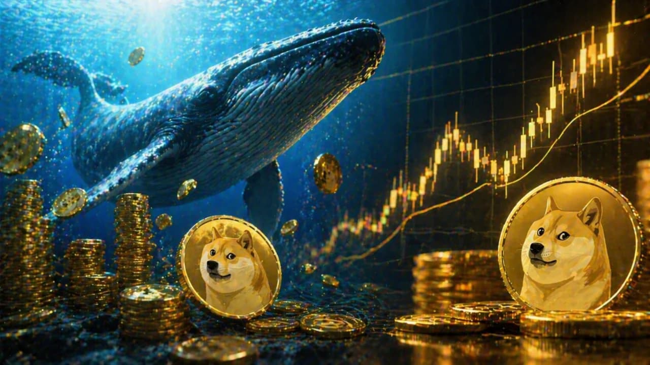 DOGE 고래 활동 6개월 최대